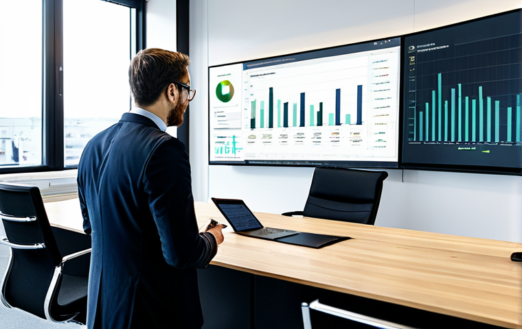 Integrated Reporting**

"A diverse group of professionals collaborating around a large screen displaying an integrated report with charts showcasing financial performance, positive social impact, and environmental sustainability metrics. Modern office setting, fully clothed, appropriate attire, professional environment, safe for work, perfect anatomy, natural proportions, high quality."

**
